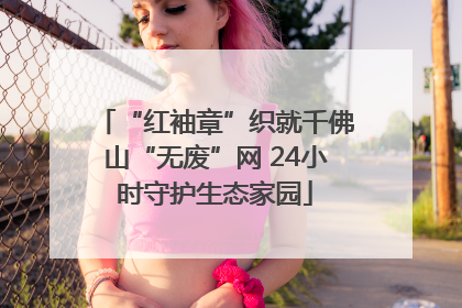 “红袖章”织就千佛山“无废”网 24小时守护生态家园
