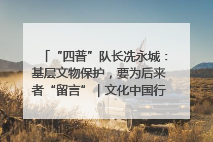 “四普”队长冼永城：基层文物保护，要为后来者“留言”｜文化中国行·我在广东找文物