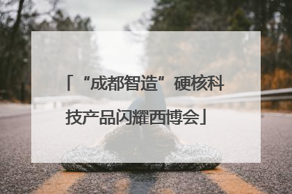 “成都智造”硬核科技产品闪耀西博会