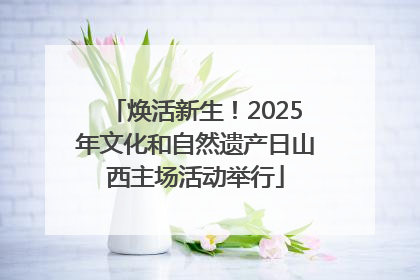 焕活新生！2025年文化和自然遗产日山西主场活动举行