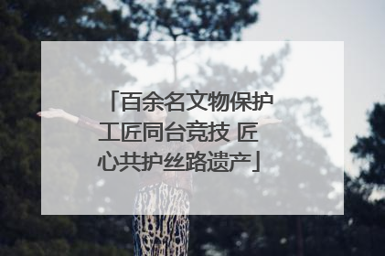 百余名文物保护工匠同台竞技 匠心共护丝路遗产