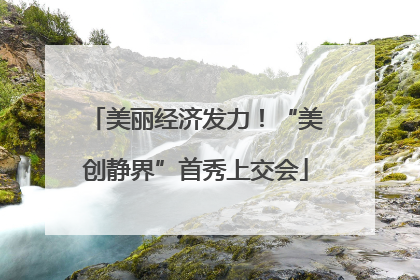 美丽经济发力！“美创静界”首秀上交会