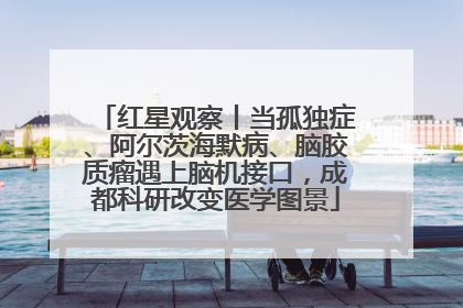 红星观察丨当孤独症、阿尔茨海默病、脑胶质瘤遇上脑机接口，成都科研改变医学图景