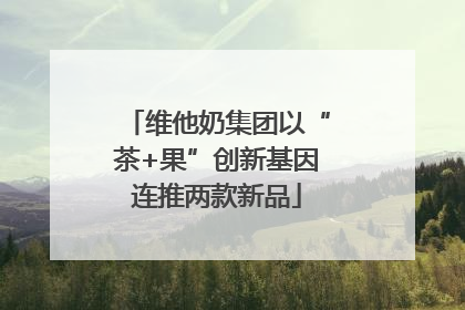 维他奶集团以“茶+果”创新基因连推两款新品