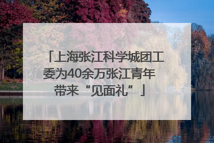 上海张江科学城团工委为40余万张江青年带来“见面礼”