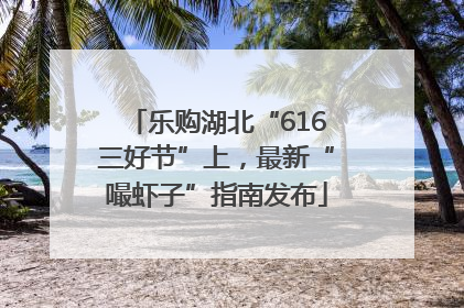 乐购湖北“616三好节”上，最新“嘬虾子”指南发布