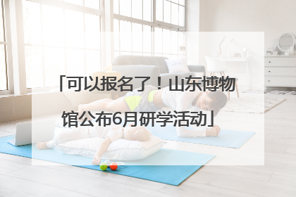 可以报名了！山东博物馆公布6月研学活动