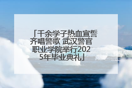 千余学子热血宣誓齐唱警歌 武汉警官职业学院举行2025年毕业典礼