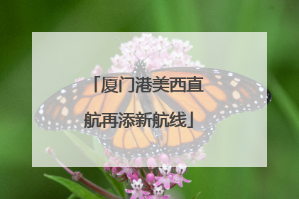 厦门港美西直航再添新航线