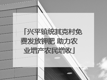 兴平镇统其克村免费发放钾肥 助力农业增产农民增收