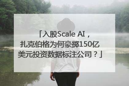 入股Scale AI，扎克伯格为何豪掷150亿美元投资数据标注公司？