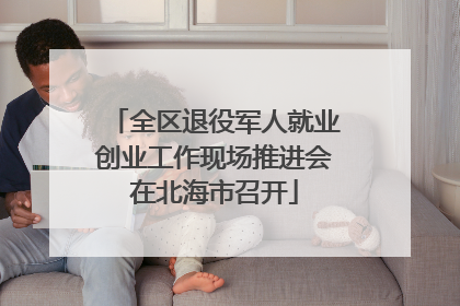 全区退役军人就业创业工作现场推进会在北海市召开