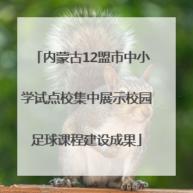 内蒙古12盟市中小学试点校集中展示校园足球课程建设成果
