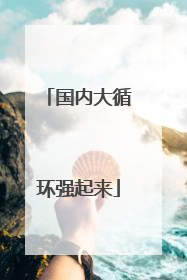 国内大循环强起来
