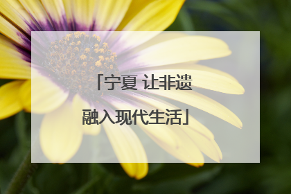 宁夏 让非遗融入现代生活