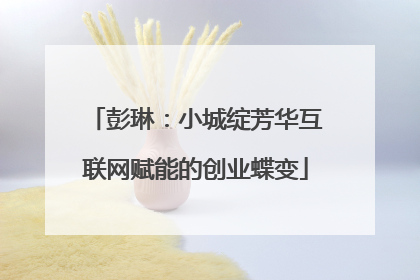 彭琳:小城绽芳华互联网赋能的创业蝶变