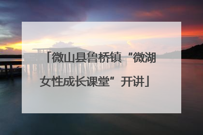 微山县鲁桥镇“微湖女性成长课堂”开讲