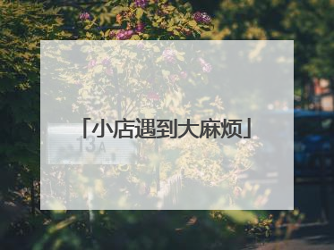 小店遇到大麻烦