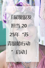 展现银发担当 2025年“苏青银龄行动”启动