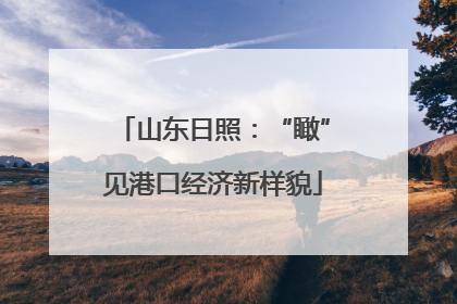 山东日照：“瞰”见港口经济新样貌