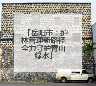 岳阳市：护林管理新路径全力守护青山绿水