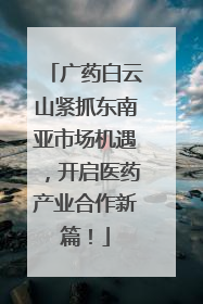 广药白云山紧抓东南亚市场机遇，开启医药产业合作新篇！
