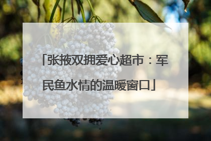张掖双拥爱心超市：军民鱼水情的温暖窗口
