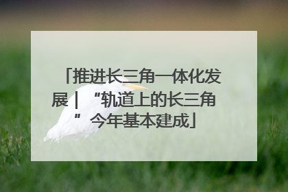 推进长三角一体化发展｜“轨道上的长三角”今年基本建成