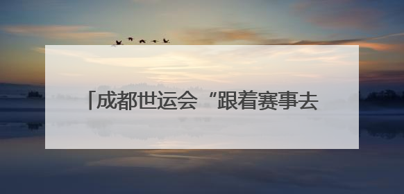 成都世运会“跟着赛事去旅行”武侯站正式启动