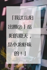 我送岳阳出圈⑦丨岳阳的夏天，是小龙虾味的！