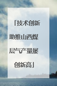 技术创新助推山西煤层气产量屡创新高