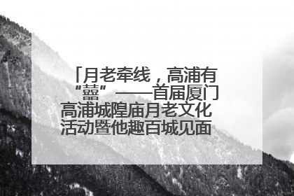月老牵线，高浦有“囍”——首届厦门高浦城隍庙月老文化活动暨他趣百城见面会隆重举办