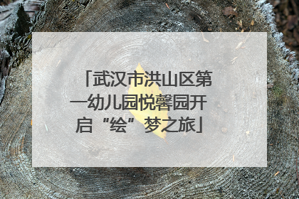 武汉市洪山区第一幼儿园悦馨园开启“绘”梦之旅