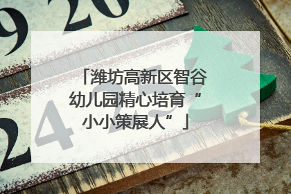 潍坊高新区智谷幼儿园精心培育“小小策展人”