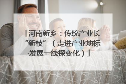 河南新乡：传统产业长“新枝”（走进产业地标·发展一线探变化）