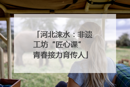河北涞水：非遗工坊“匠心课” 青春接力育传人
