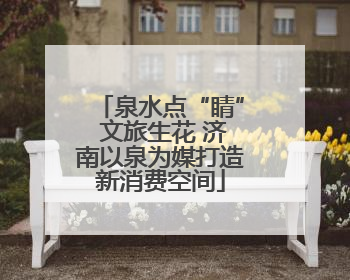 泉水点“睛” 文旅生花 济南以泉为媒打造新消费空间