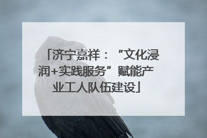 济宁嘉祥：“文化浸润+实践服务”赋能产业工人队伍建设