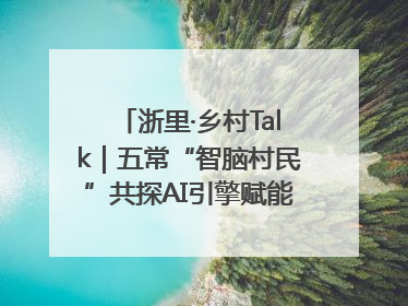 浙里·乡村Talk｜五常“智脑村民”共探AI引擎赋能企业服务新图景