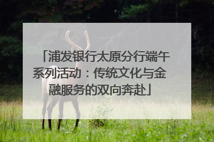 浦发银行太原分行端午系列活动：传统文化与金融服务的双向奔赴