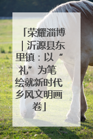 荣耀淄博｜沂源县东里镇：以“礼”为笔 绘就新时代乡风文明画卷