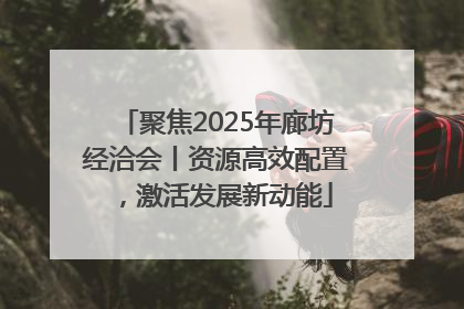 聚焦2025年廊坊经洽会丨资源高效配置，激活发展新动能