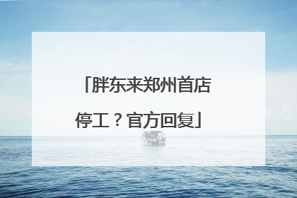 胖东来郑州首店停工？官方回复
