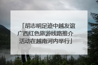 胡志明足迹中越友谊广西红色旅游线路推介活动在越南河内举行