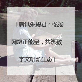 腾讯朱殿君：弘扬网络正能量，共筑数字文明新生态