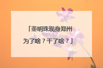 董明珠现身郑州 为了啥？干了啥？