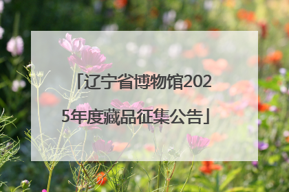 辽宁省博物馆2025年度藏品征集公告