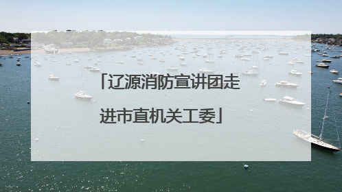 辽源消防宣讲团走进市直机关工委