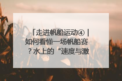 走进帆船运动④｜如何看懂一场帆船赛？水上的“速度与激情”同样精彩
