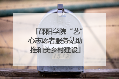 邵阳学院“艺”心志愿者服务站助推和美乡村建设